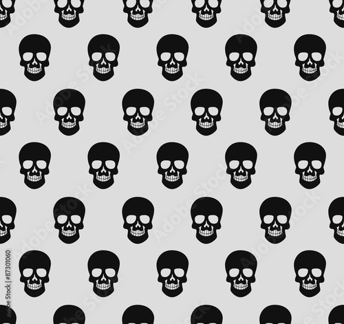 skull seamless background