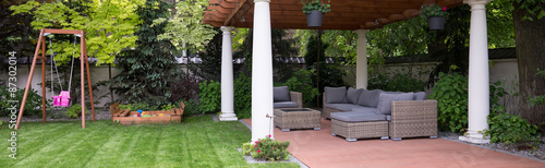 Fotografie Designed arbour and see-saw