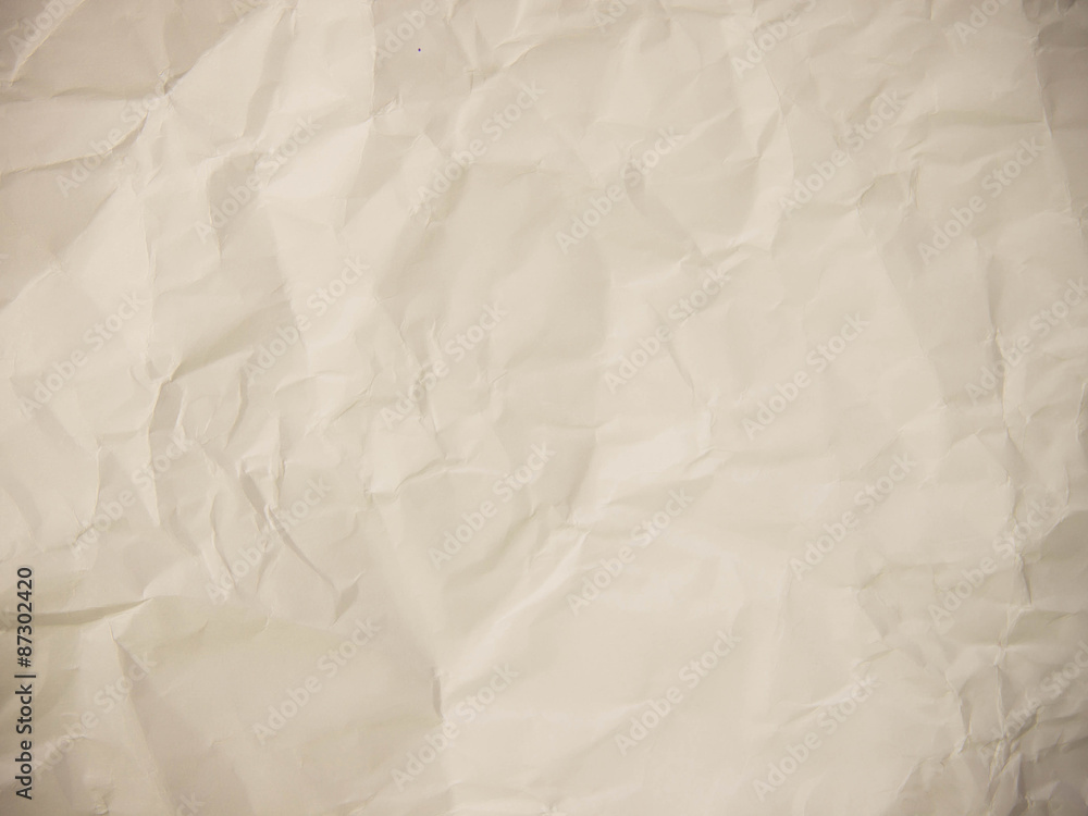Crumpled paper texture pattern background in light white color t Crumpled paper texture pattern background in light white color t