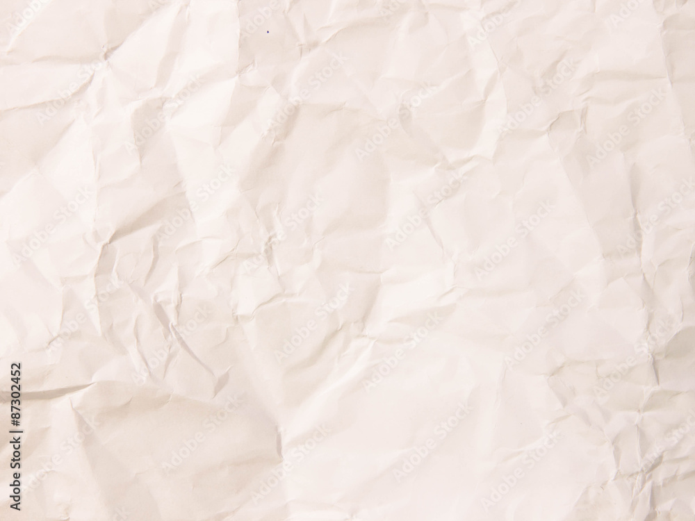 Crumpled paper texture pattern background in light white color t Crumpled paper texture pattern background in light white color t