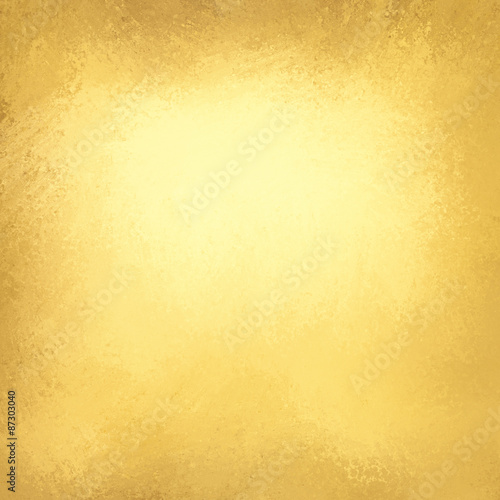 gold background paper, texture is old vintage distressed solid gold color with rough peeling grunge paint on edges