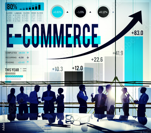 E-commerce Internet Global Marketing Purchasing Concept