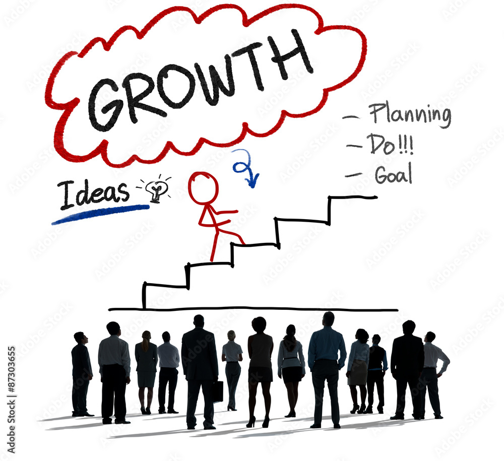 Growth Planning Ideas Goal Development Concept Growth Planning Ideas Goal Development Concept