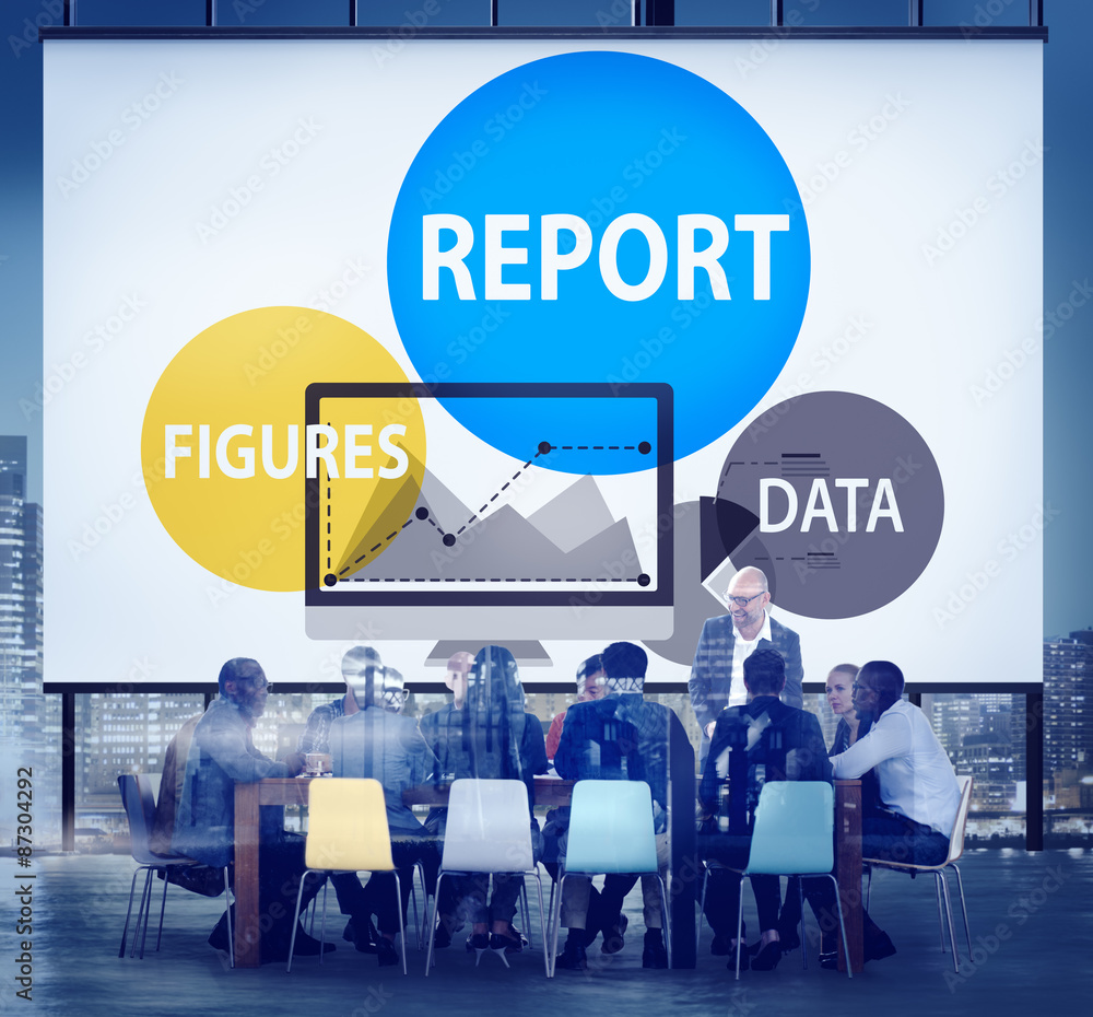 Financial Report Strategy Tactics Information Concept Financial Report Strategy Tactics Information Concept