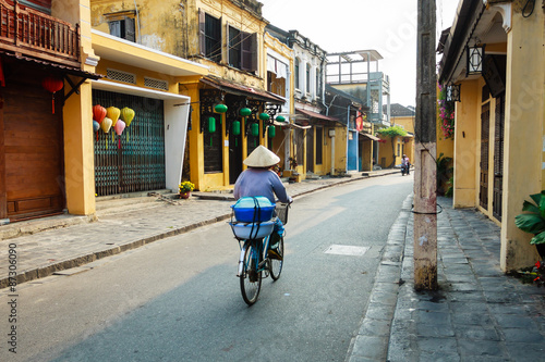 Streets life in Hoi An  Vietnam