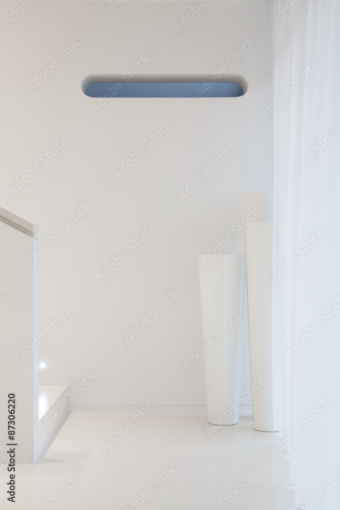 Fototapeta premium White corridor