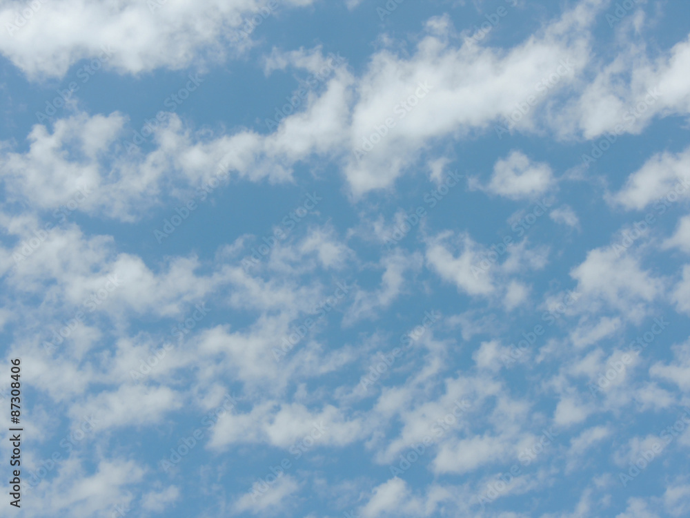 Blue sky with light white clouds. Heavenly landscape. Blue sky with light white clouds. Heavenly landscape.