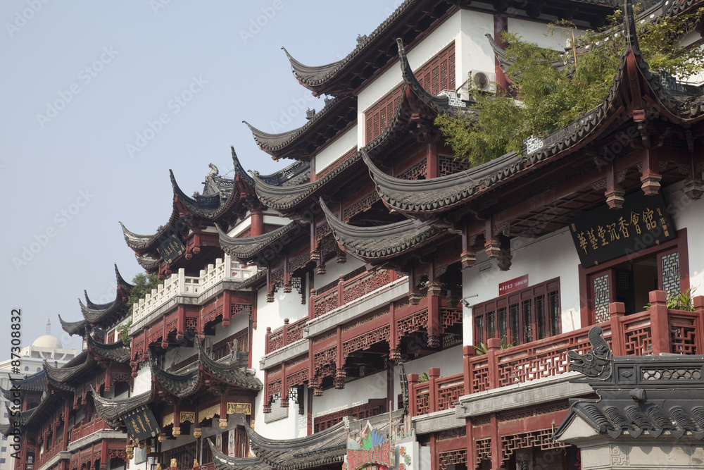 上海老街の中華建築