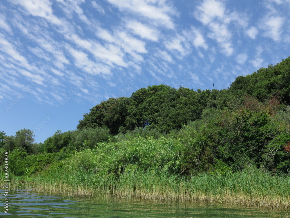 cielo, lago di bolsena, cielo, lago di bolsena,