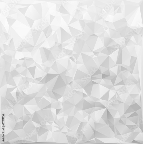 Gray Polygonal Mosaic Background, Creative Design Templates