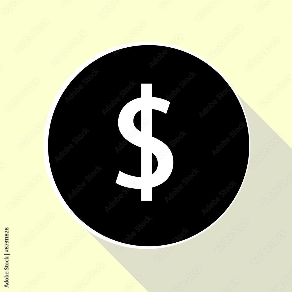 Money icon - dollar sign. Vector illustration. Eps 10 Money icon - dollar sign. Vector illustration. Eps 10