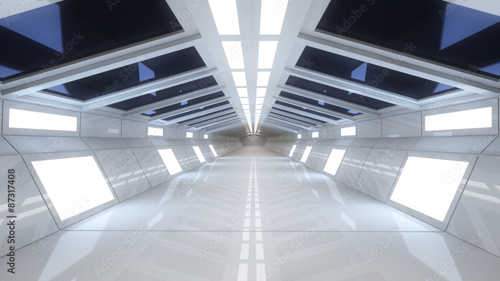 Futuristic SCIFI corridor Futuristic SCIFI corridor