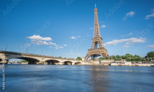 The Eiffel Tower and Seine River in Paris, France © F.C.G.