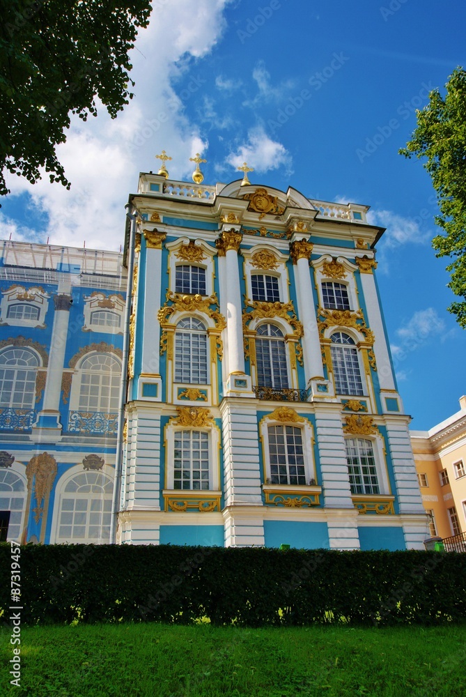 Екатерининский дворец в Царском Селе, дворцовая церковь