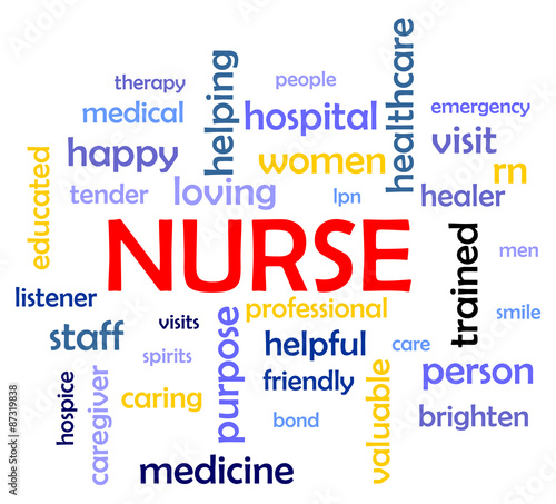 Nurse Word Cloud Concept