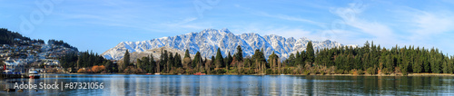 panoramic view of Queenstown