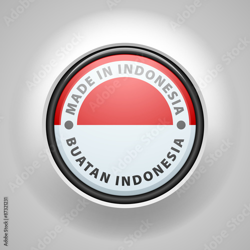 Made in Indonesia (non-English text - Made in Indonesia)