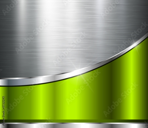 Metallic background polished steel texture