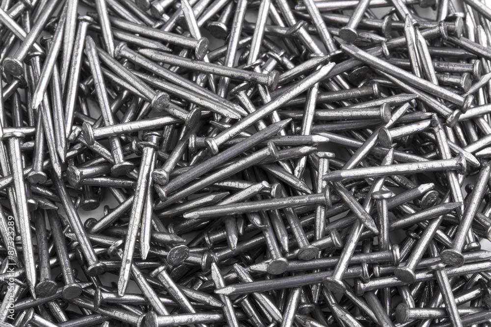 Heap of Silver Concrete nails Heap of Silver Concrete nails