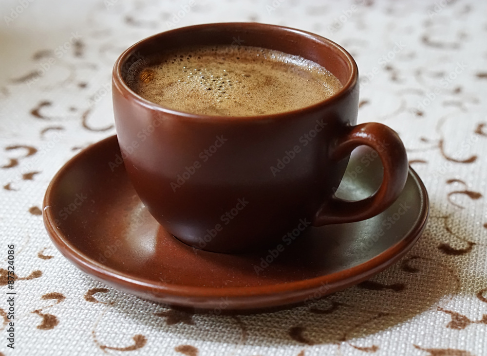Fototapeta premium cup of black coffee
