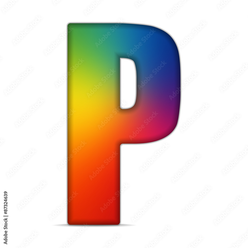 Gay Flag Shiny Glass Alphabet Gay Flag Shiny Glass Alphabet