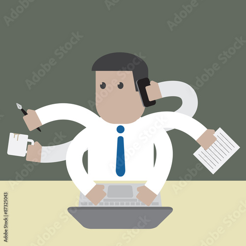 Employee businessman manything to do