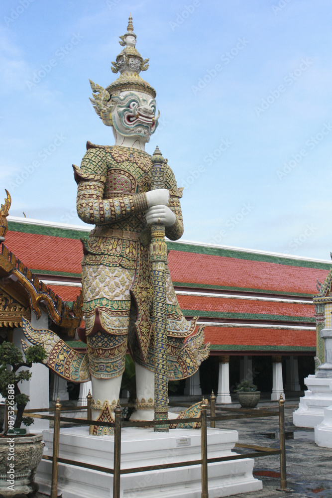 Statue of a Giant at Grand Palace (Bangkok, Thailand) Statue of a Giant at Grand Palace (Bangkok, Thailand)