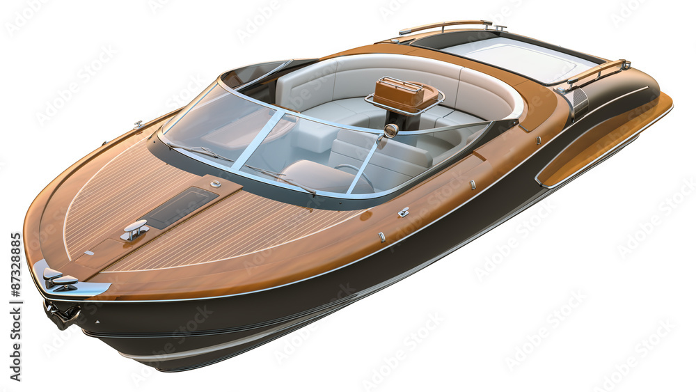 Luxury Speed Boat. Isolated with clipping path. Luxury Speed Boat. Isolated with clipping path.