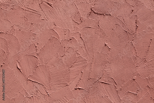 Obraz na płótnie Terracotta stucco wall. Background texture w salonie