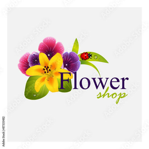 Concept identity for flower shop