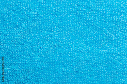 A fine texture of light blue cotton bath towel