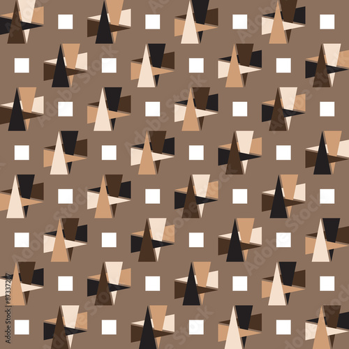 Bright colorful geometric seamless pattern
