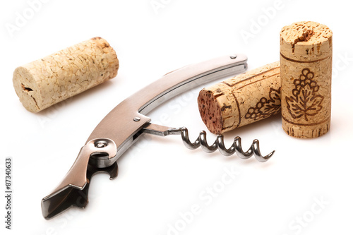 Canvastavla Corkscrew and corks