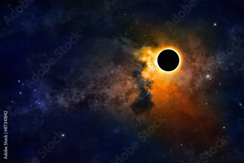 Vászonkép Black hole