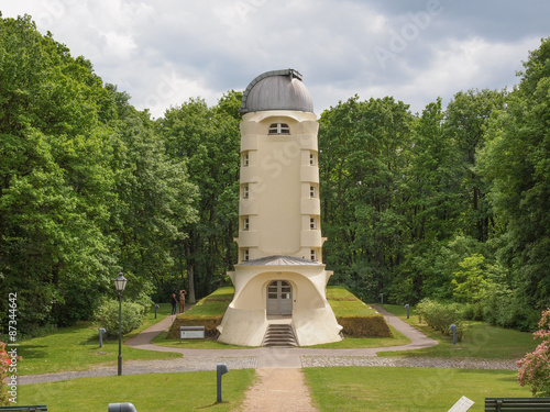 Schilderij op canvas Einstein Turm in Potsdam