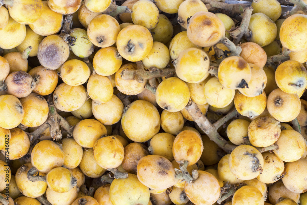 Níspero, nipero or mespel Japanese medlar fruit, market in Peru. Níspero, nipero or mespel Japanese medlar fruit, market in Peru.