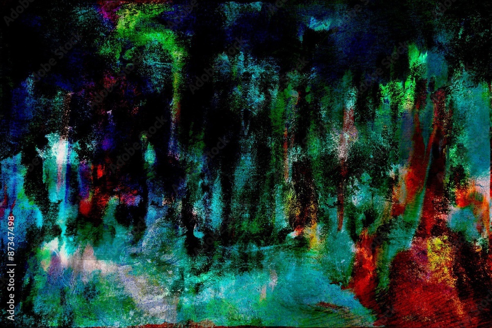 Fototapeta premium Abstract Painting with beautiful colors