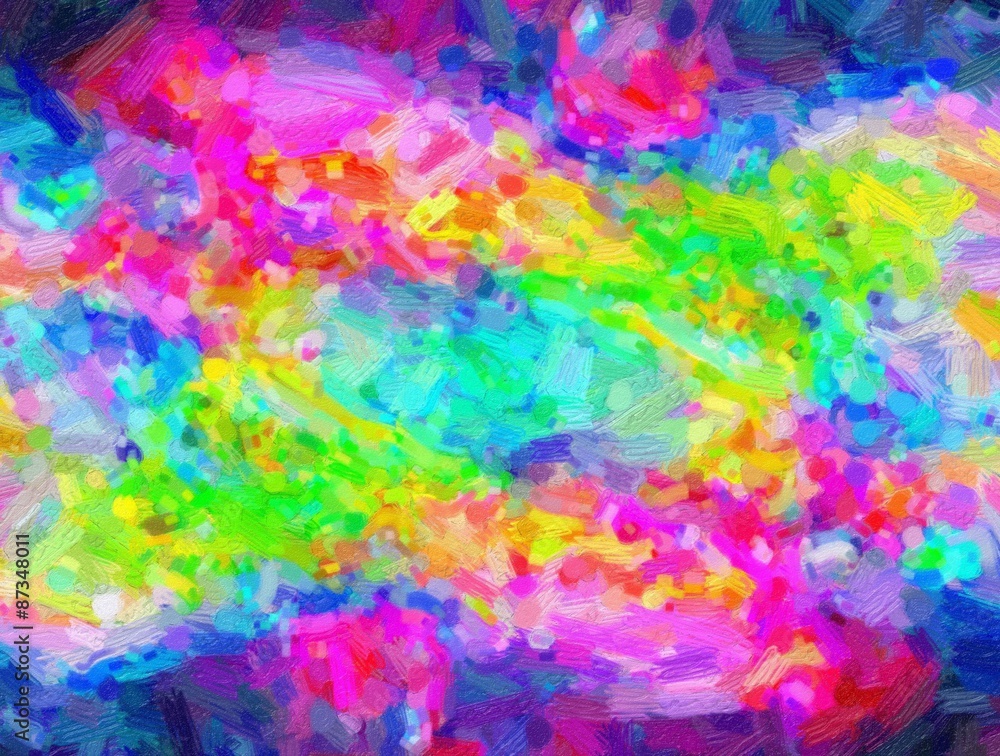 Abstract Painting with beautiful colors