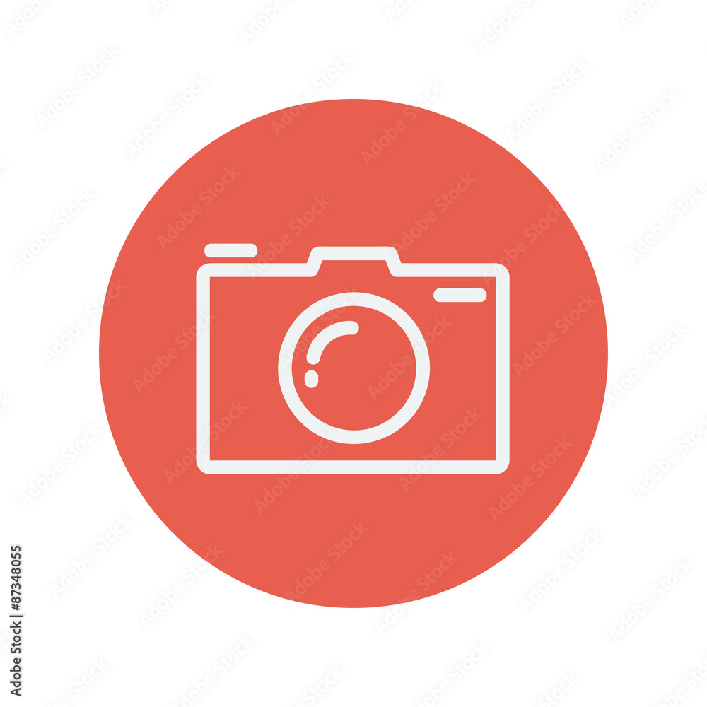 Camera thin line icon Camera thin line icon