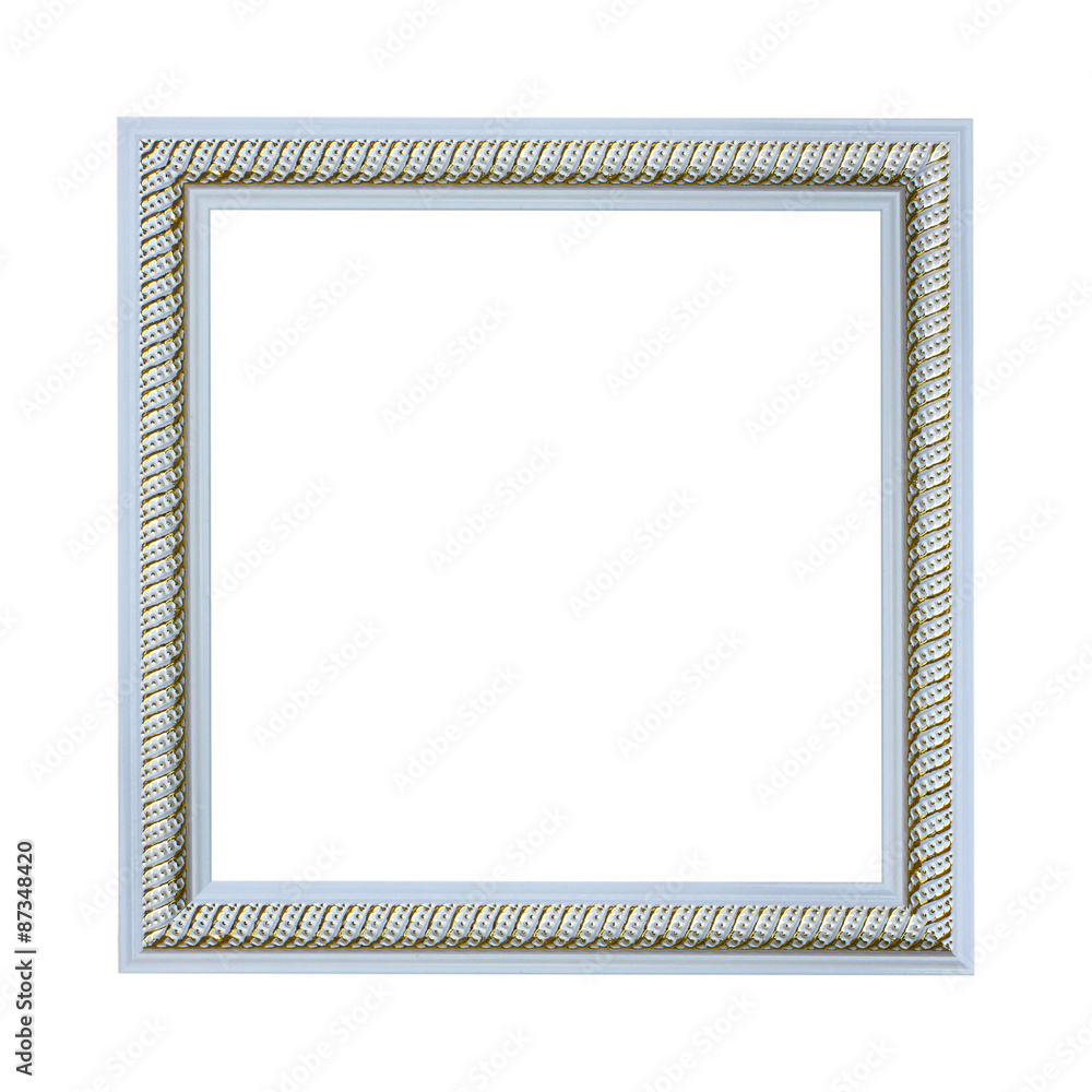 Frame engraved isolated on white background. Frame engraved isolated on white background.