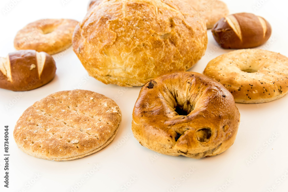 assortment of fresh baked breads assortment of fresh baked breads