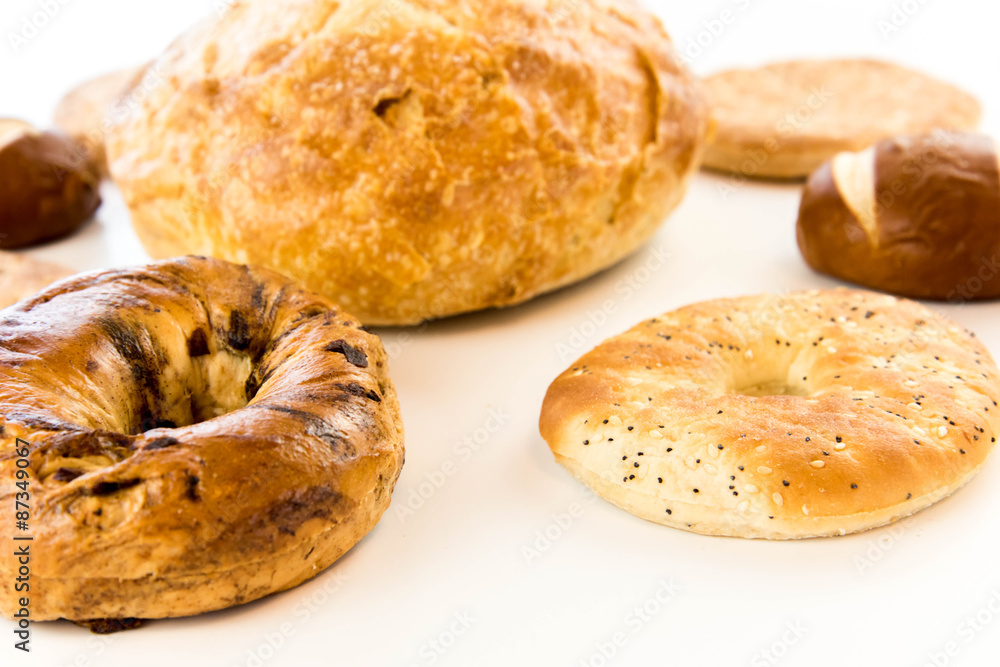 assortment of fresh baked breads assortment of fresh baked breads