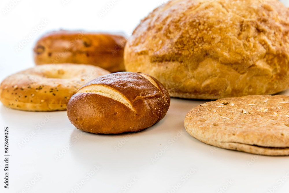 assortment of fresh baked breads assortment of fresh baked breads