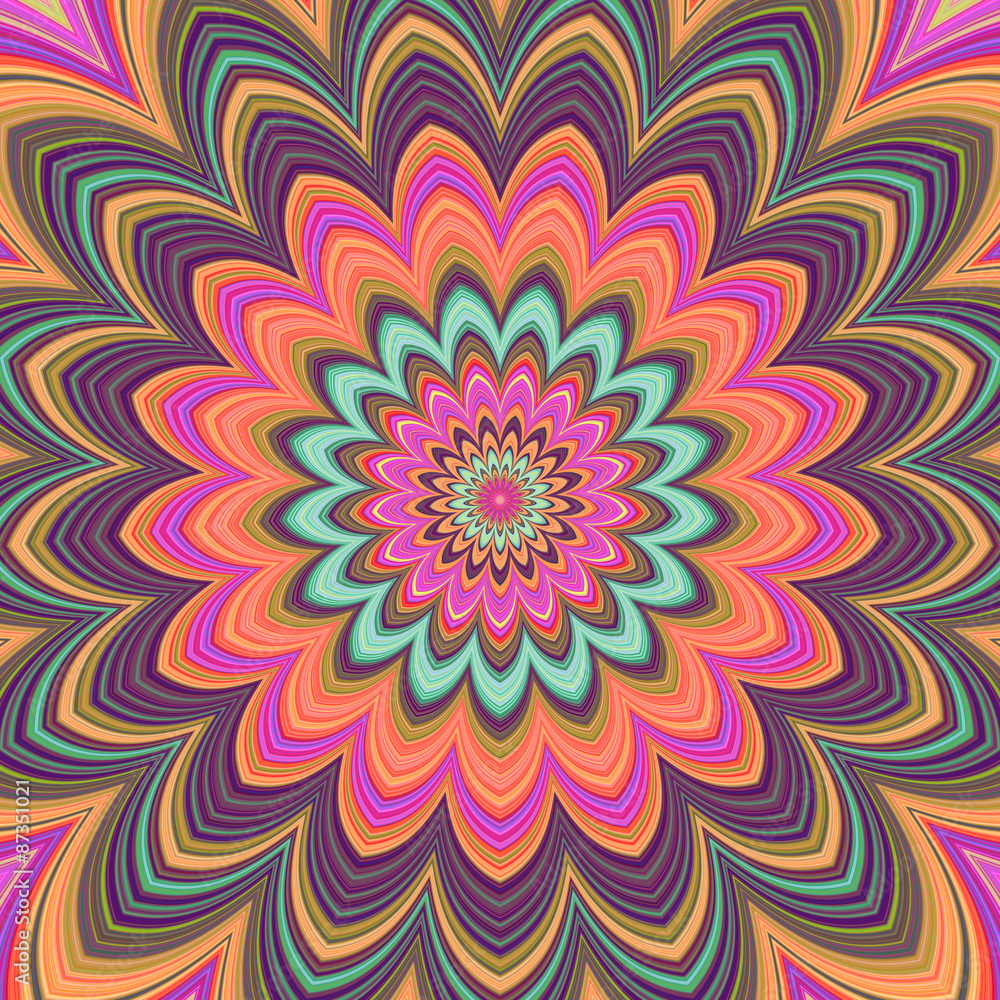 Fullscreen generated symmetrical flower Fullscreen generated symmetrical flower