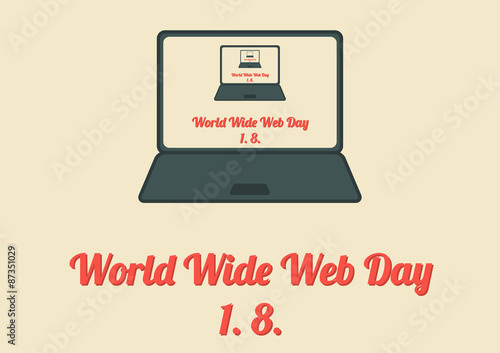 World Wide Web Day poster