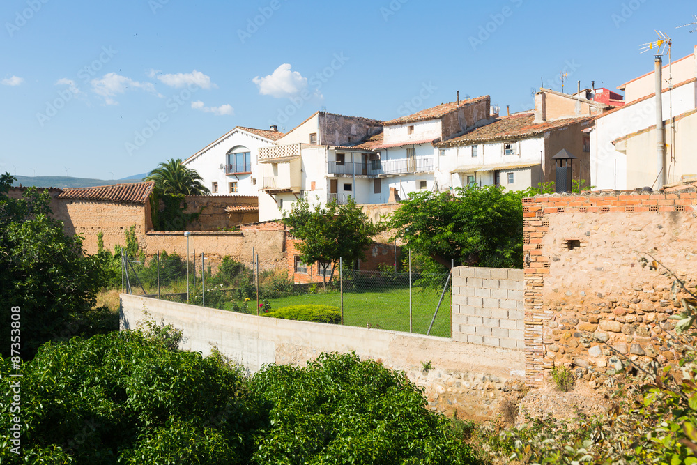 Residence district in Tarazona. Zaragoza
