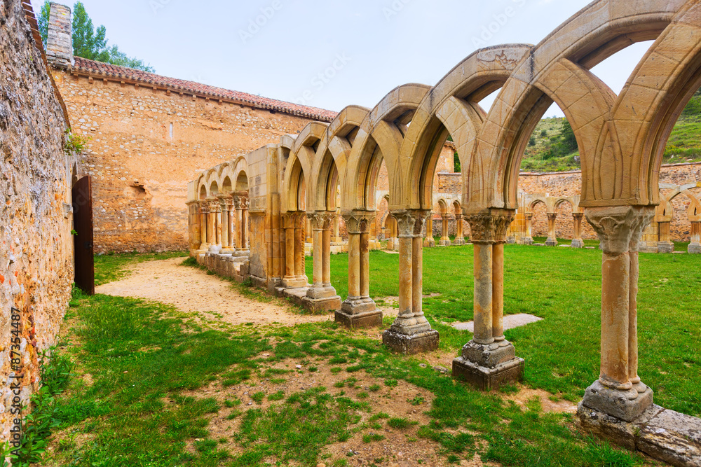  cloister of San Juan de Duero Monastery in Soria