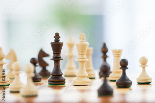 Chess  business concept success   stratefy