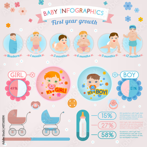 Baby infographic