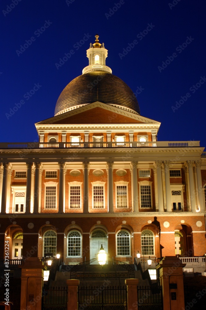 Fototapeta premium Massachusetts State House, Boston..